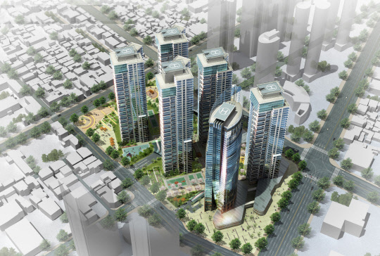 대전 선화1구역 재개발사업 조감도. <중흥토건 제공>